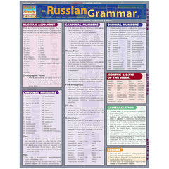 Photo of Russian Grammar Bar Chart.