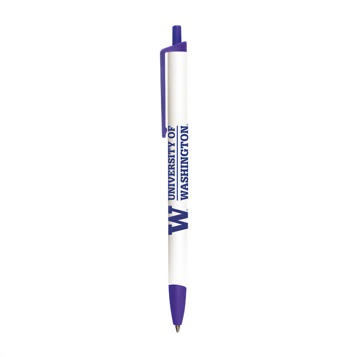 Neil White Purple W U of W Contender Click Pen