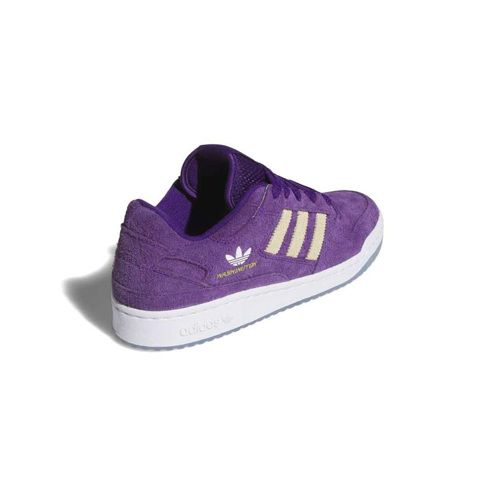 adidas Men's Purple Gold Forum Low Shoe