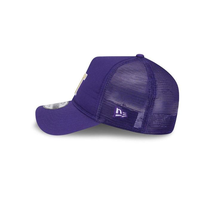 New Era Purple 9Forty A Frame Trucker Hat