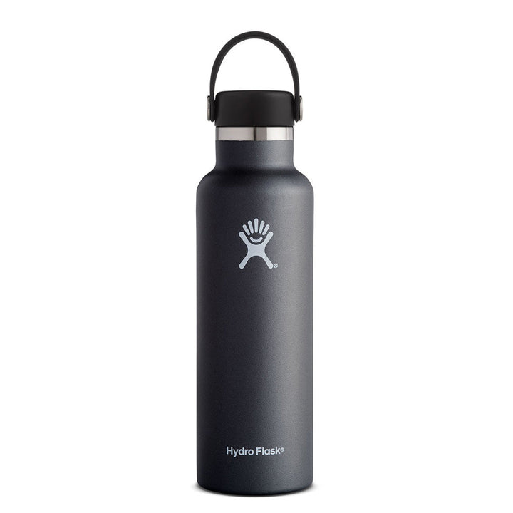 Hydro Flask Standard Mouth Water Bottle 21oz#color_black