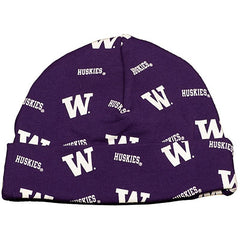 Photo of Third Street Baby Purple W Huskies Warming Hat.