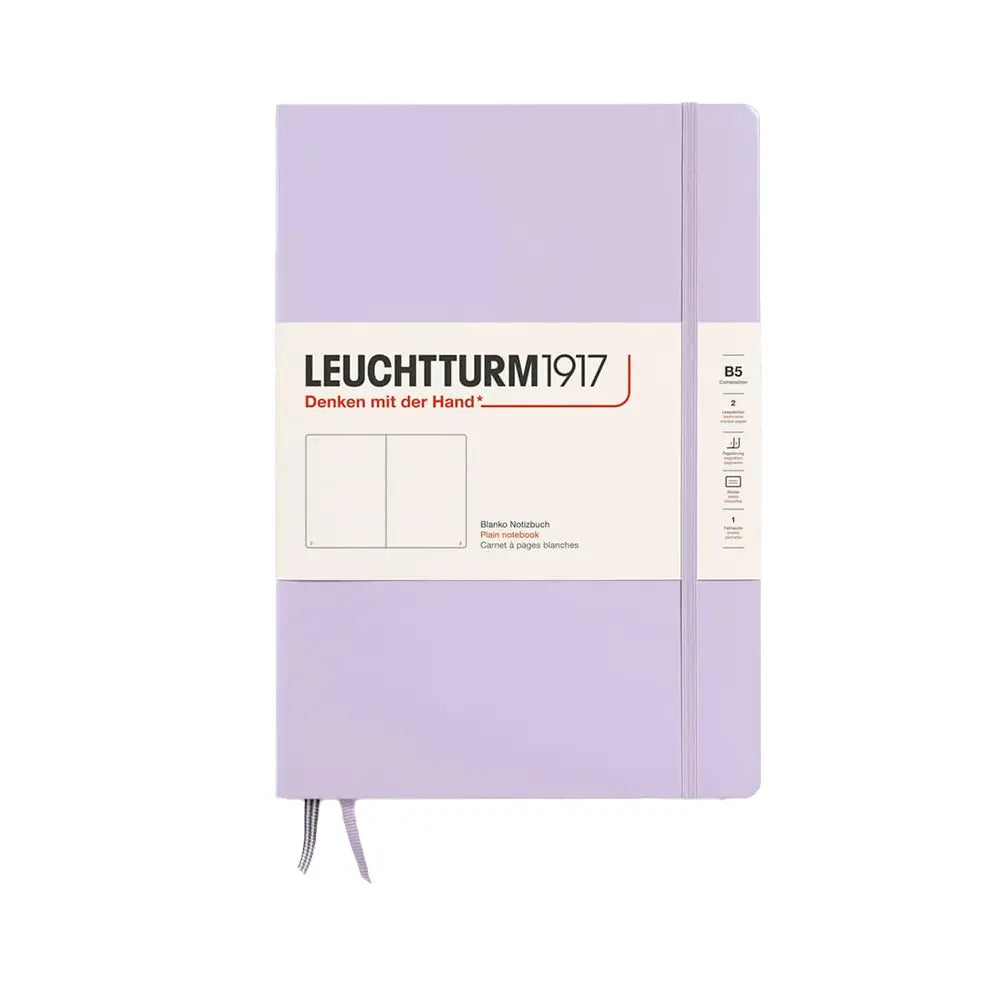 Leuchtturm 1917 B5 Hardcover Composition Notebook 219ct