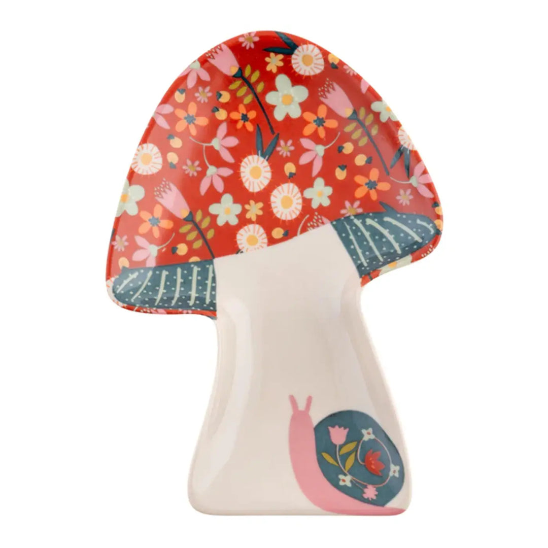 Karma Mushroom Calico Trinket Tray