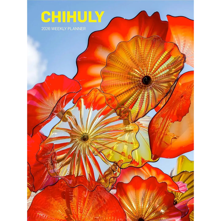 Chihuly 12-Month 2026 Weekly/Monthly Planner Calendar
