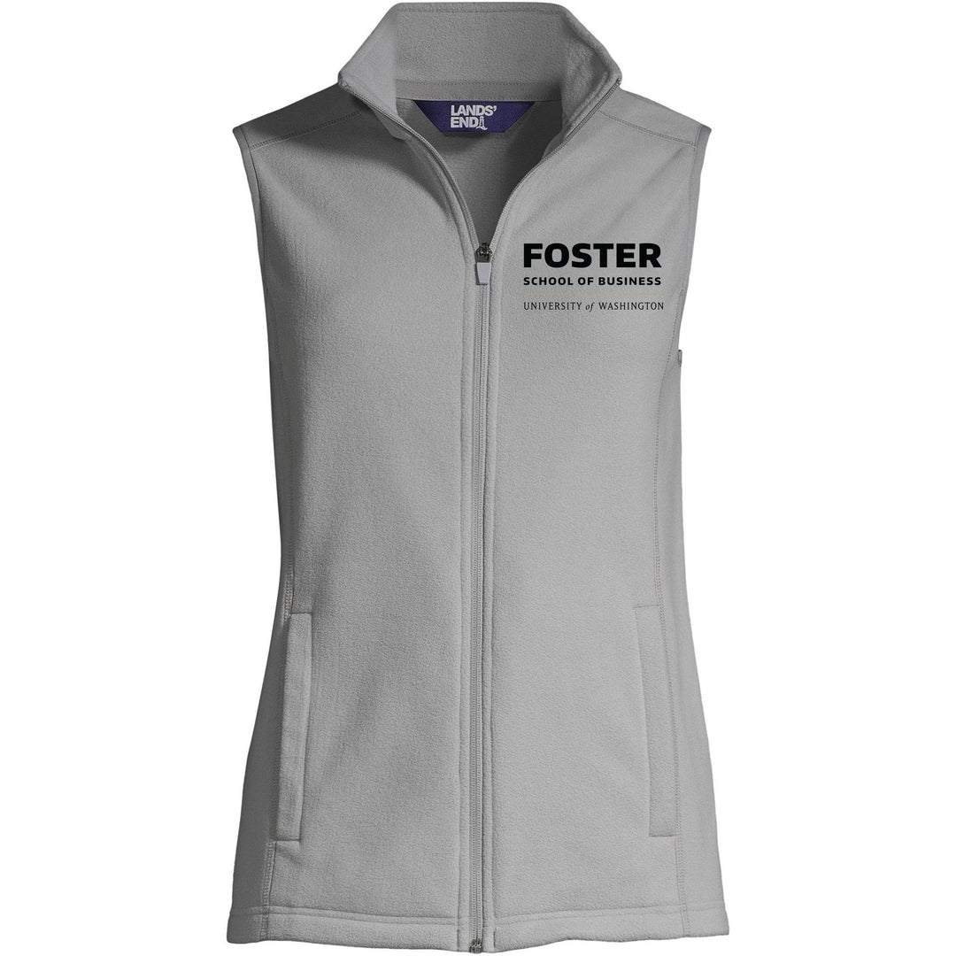 Lands' End Women's UW Foster School of Business ThermaCheck Fleece Vest