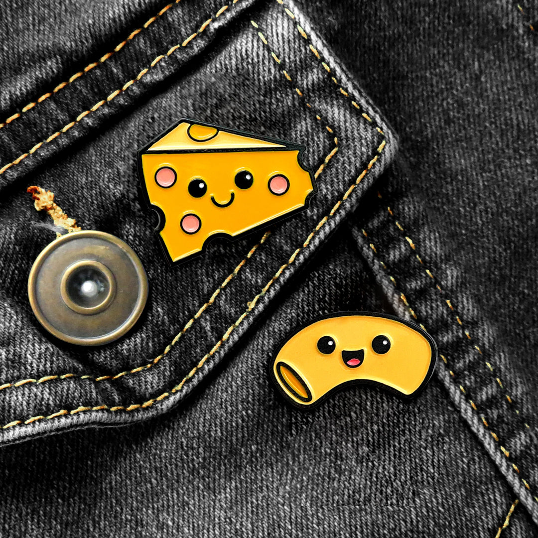 Pals & Co. Mac & Cheese Enamel Pin Set