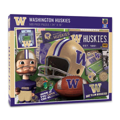 Photo of You the Fan Washington Huskies Retro Series Puzzle 500pc.