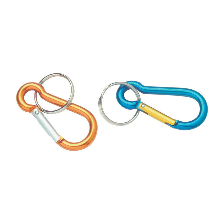 Baumgartens Assorted Colors Small 2" Caribiner Keyring