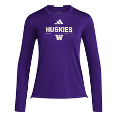 adidas Women's Huskies D4T Long Sleeve Tee