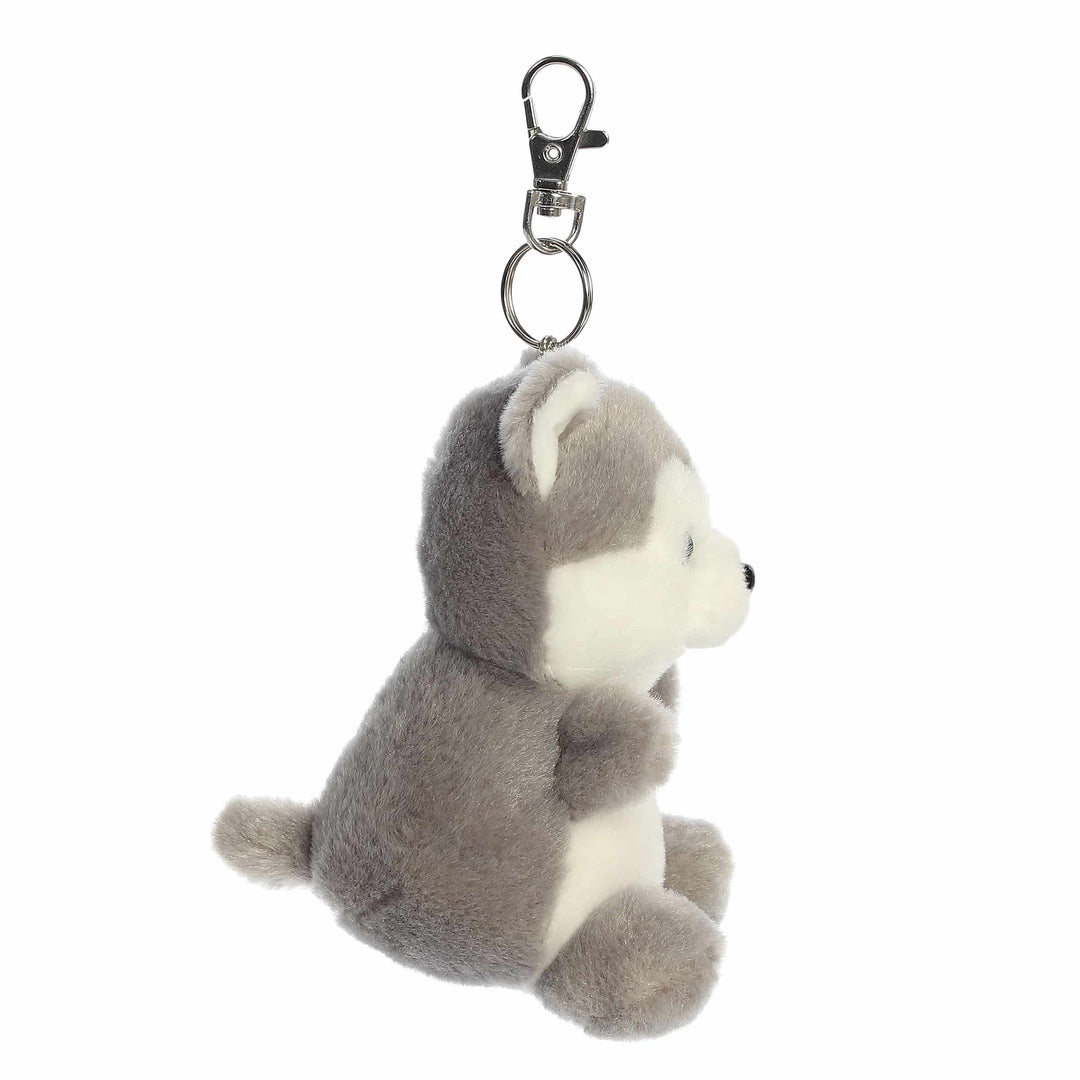 Aurora Palm Pals Husky Busky Clip-On Plush