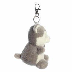 Aurora Palm Pals Husky Busky Clip-On Plush