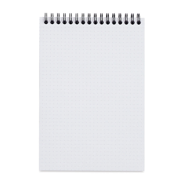 Rhodia Black 6"x8.25" Dot Top Wirebound 80ct