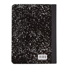 Mead Black Marble College Ruled Composition Notebook