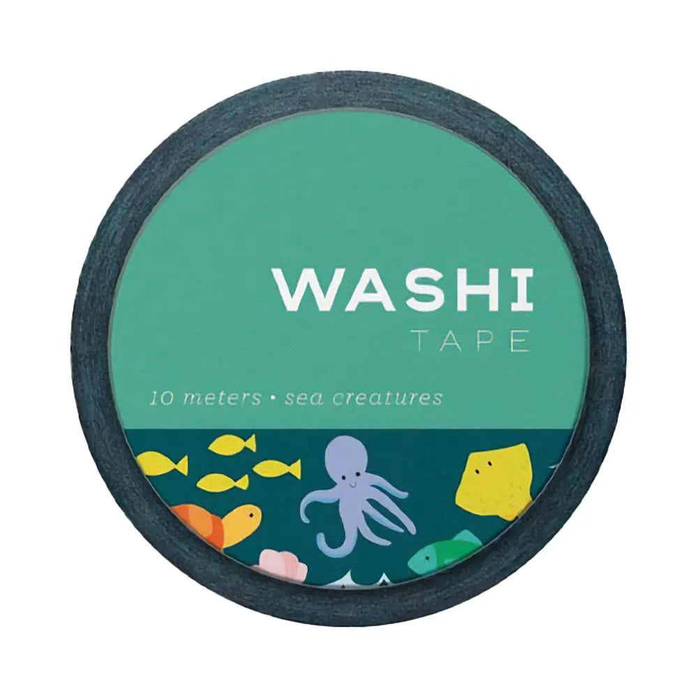 Girl Of All Work Sea Creatures Washi Tape