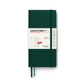 Leuchtturm 2027 Weekly Wallet Planner Notebook Forest Green thumbnail