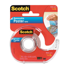Scotch Clear 3/4"x150" Removable Poster Tape