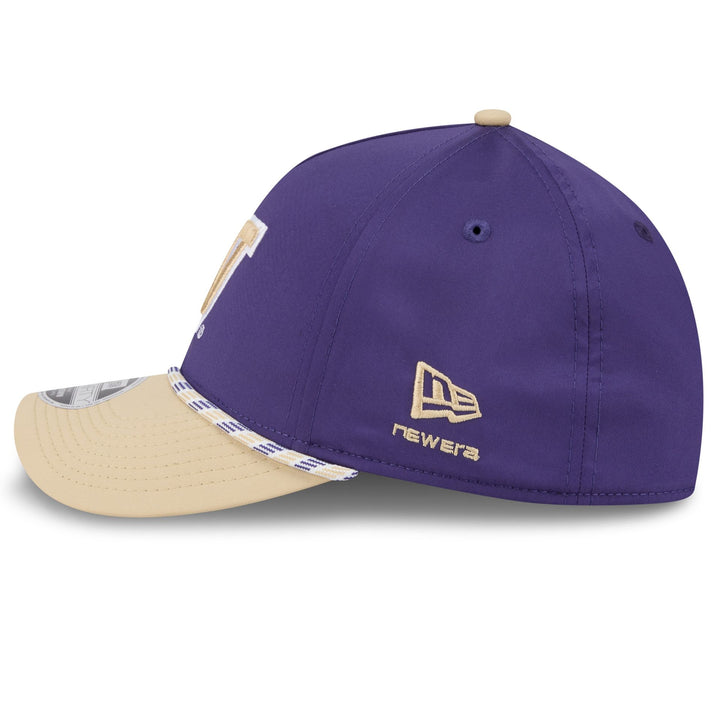 New Era Purple Gold Washington Huskies 39Thirty A-Frame Rope Featherweight Stretch Fit Hat