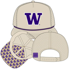 Photo of Legacy Stone Washington Huskies Country Clubber Perforated Rope Hat.