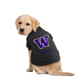 Little Earth Black W Huskies Pet Tee thumbnail
