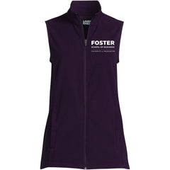 Lands' End Women's UW Foster School of Business ThermaCheck Fleece Vest Hover
