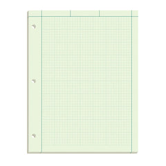 Ampad Greentint 5x5 Quad Engineering Computation Pad 100ct