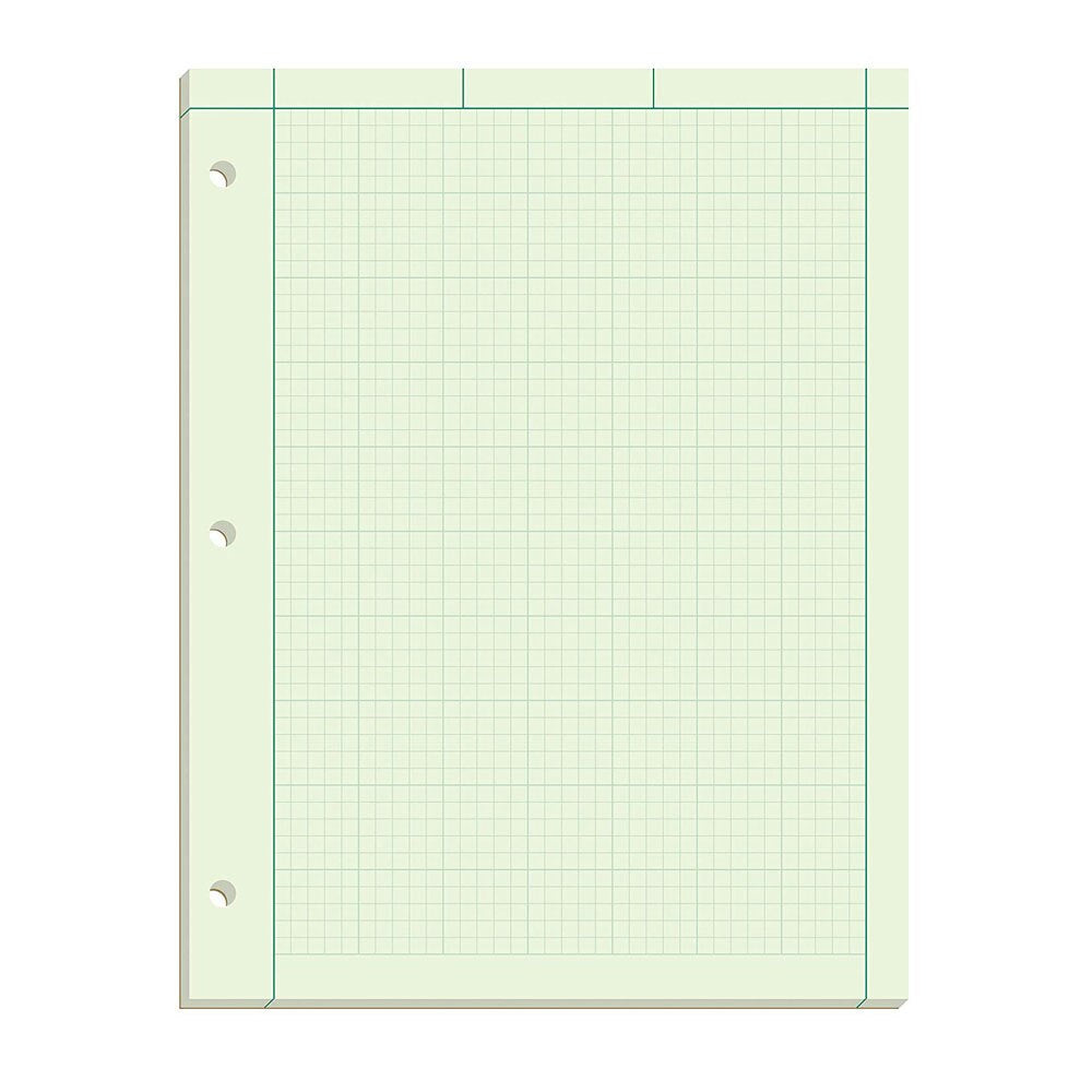 Ampad Greentint 5x5 Quad Engineering Computation Pad 100ct