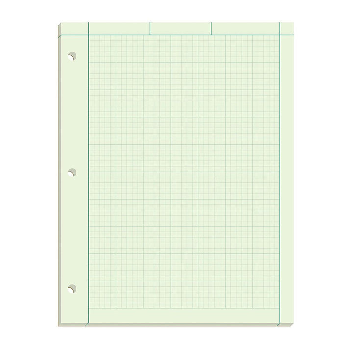 Ampad Greentint 5x5 Quad Engineering Computation Pad 100ct