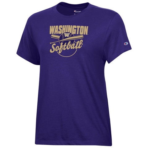 Champion Women's Washington Softball Core Tee
