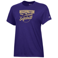 Photo of Champion Women's Washington Softball Core Tee.