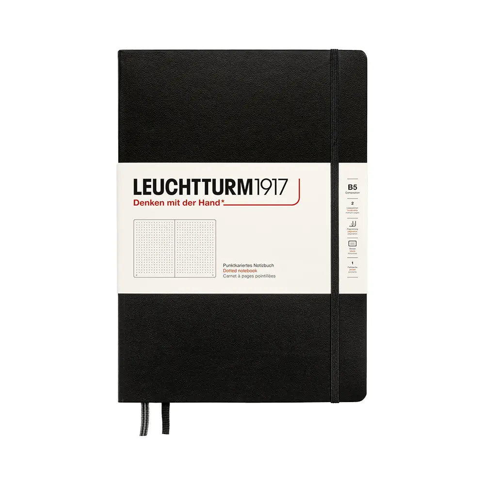 Leuchtturm 1917 B5 Hardcover Composition Notebook 219ct