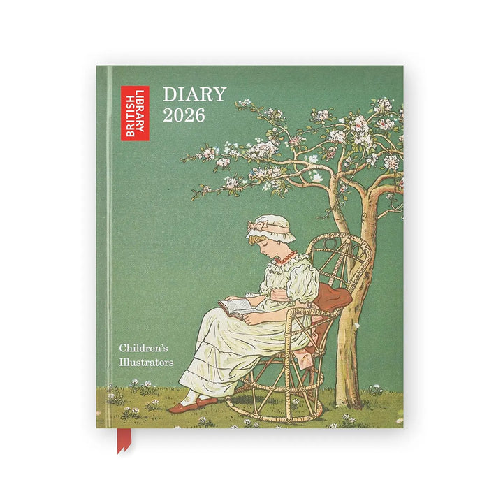 British Library Children's Illustrators 2026 Desk Diary Week to View Planner