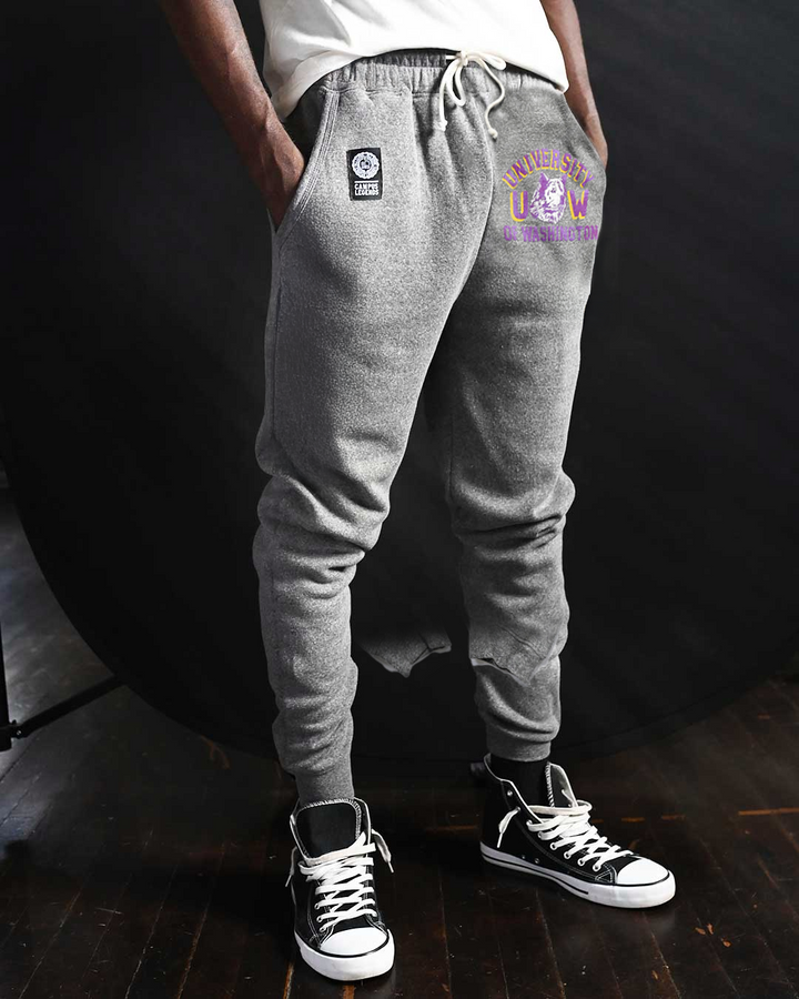 ROF Unisex UW Husky Head Athletic Jogger Sweatpants