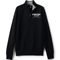 Photo of Lands' End Unisex UW Foster Alumni Cotton Modal Quarter Zip Sweater.