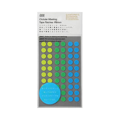 Photo of Stalogy Circular Masking Tape Patches Shuffle Earth 8mm.