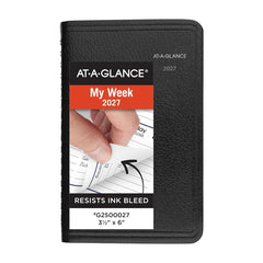 Photo of At-A-Glance DayMinder 2027 3.5" x 6" Weekly Planner.