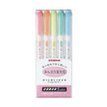 Zebra Mildliner Fluorescent Highlighter Set 5 pc. thumbnail
