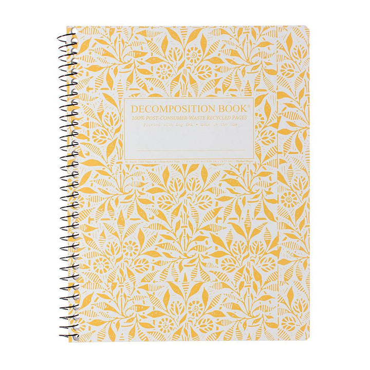 Decomposition Fields Of Plenty 7.5"x9.75" College Spiral 80c