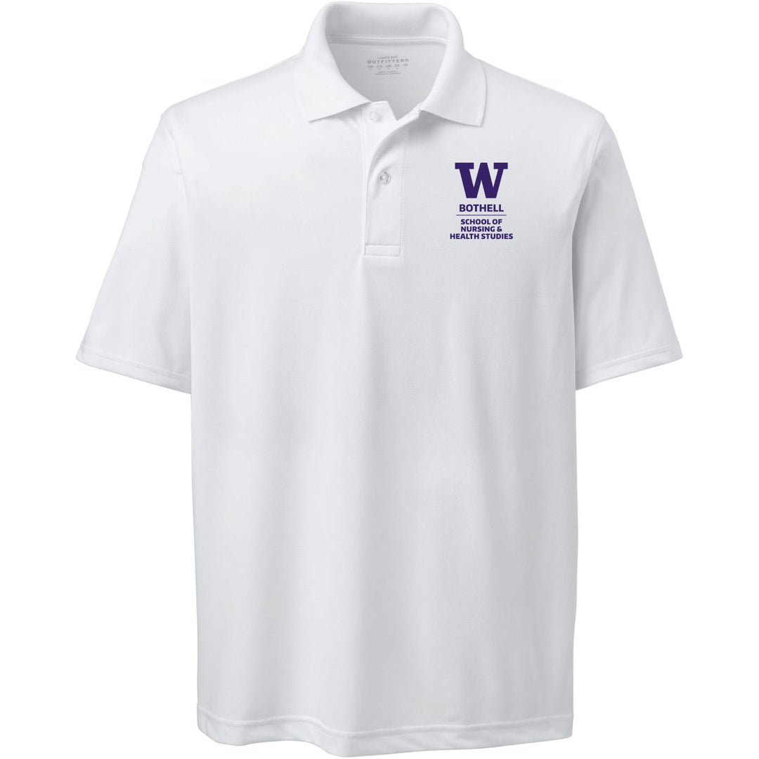 Lands' End Men's UW Bothell Nursing & Health Studies Polyester Polo