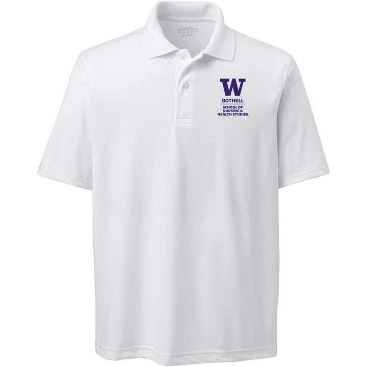Lands' End Men's UW Bothell Nursing & Health Studies Polyester Polo