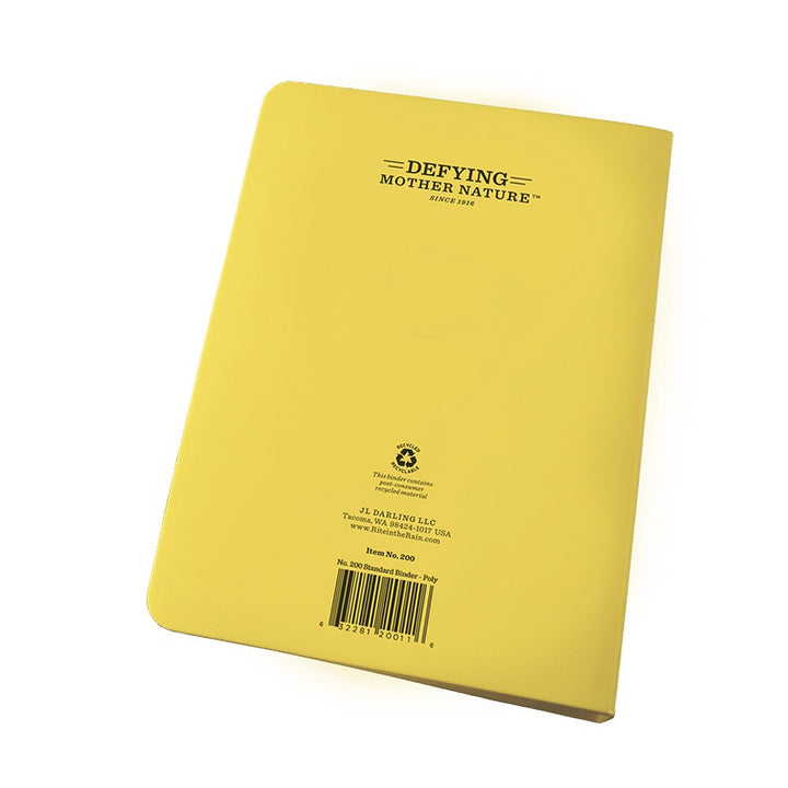 Rite in the Rain Yellow 6"x8"x1/2" Binder