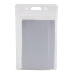 Photo of Sicurix Clear Vinyl Vertical ID Badge Holder.