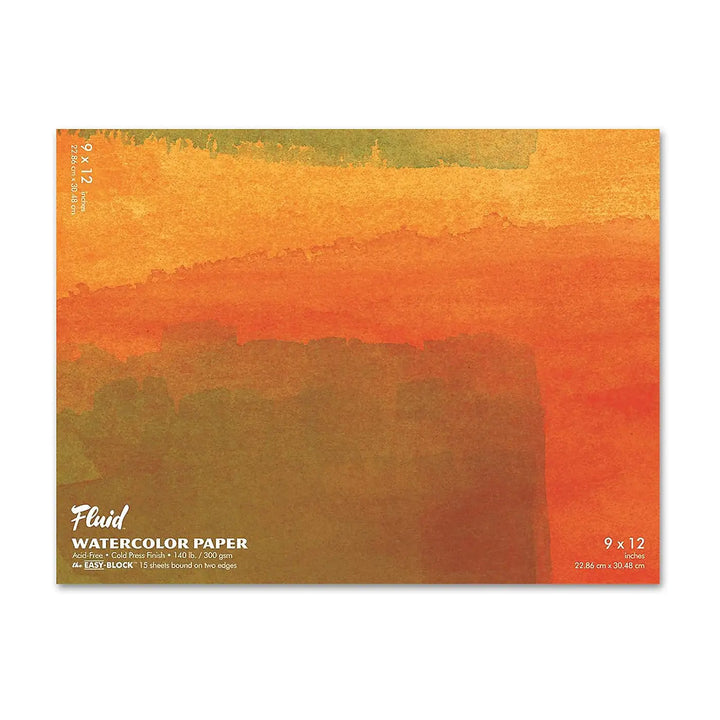 Fluid 140lb Cold Press Watercolor Block