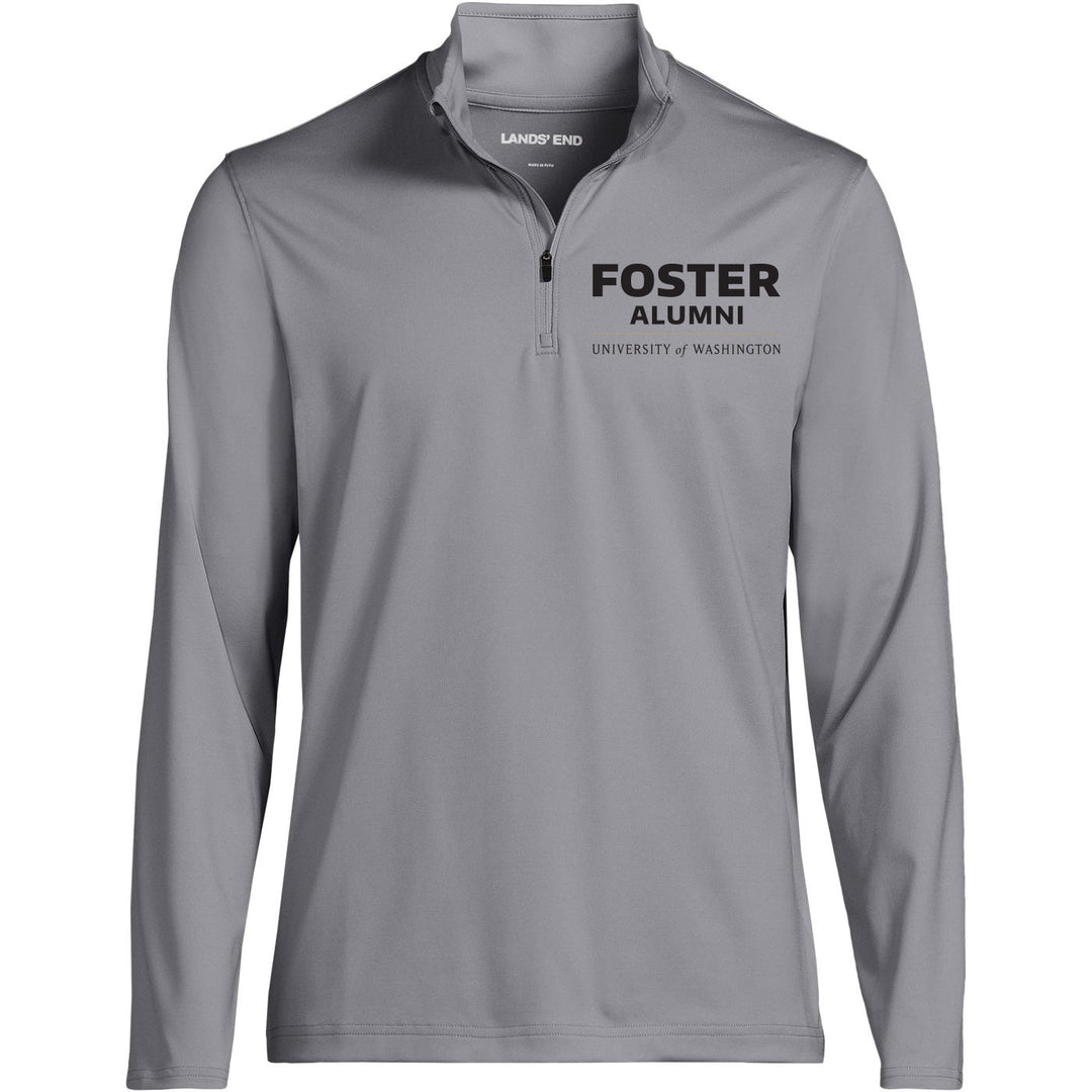Lands' End Unisex UW Foster Alumni Rapid Dry Quarter Zip