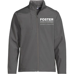 Photo of Lands' End Men's UW Foster School of Business Soft Shell Jacket.