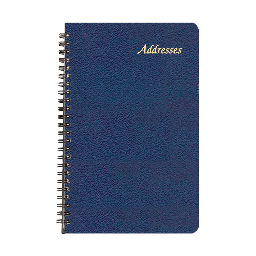 Payne Skivertex 5.5"x8.5" Large Print Address Book#color_navy