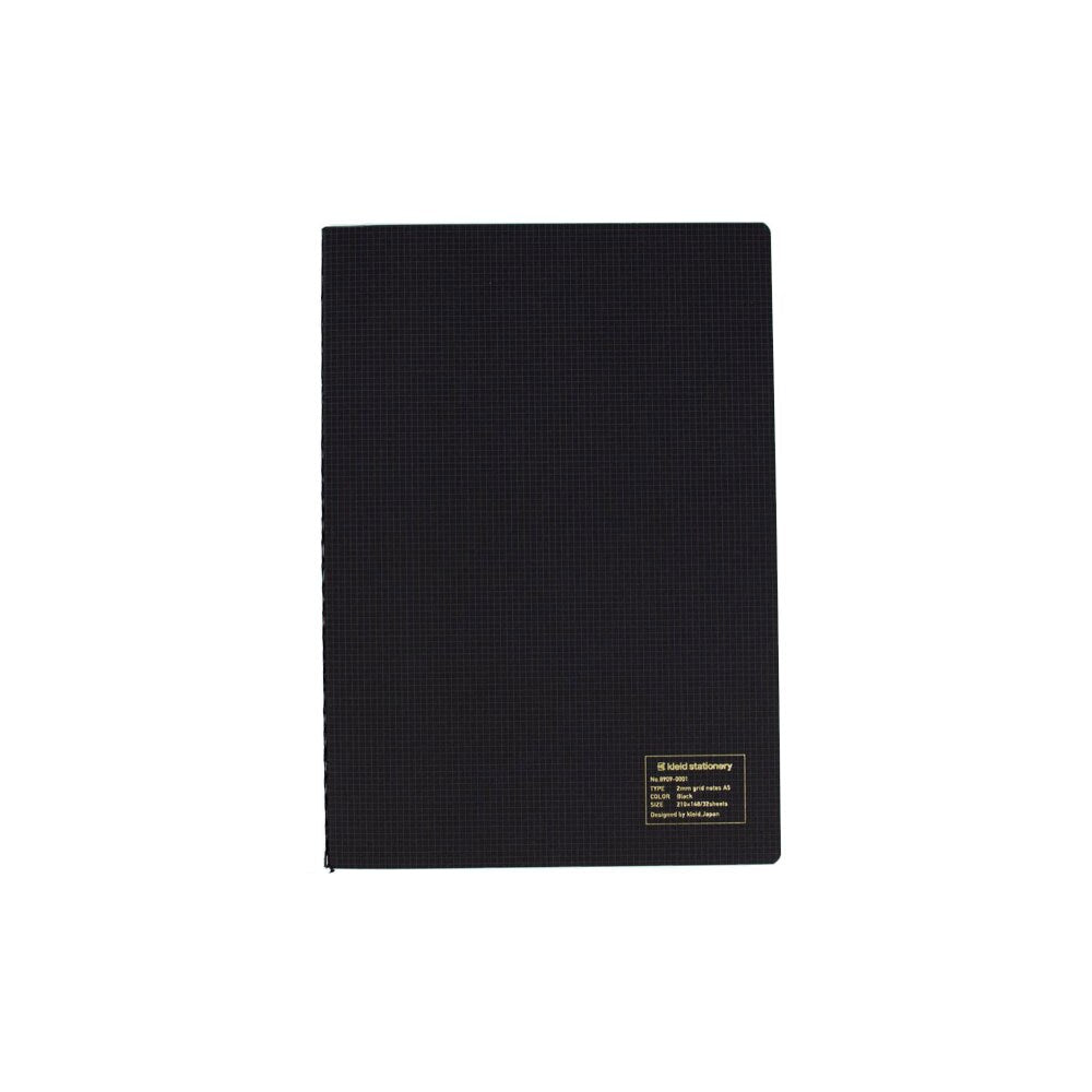 Kleid 2mm A5 Grid Cream Paper Sewn Notebook