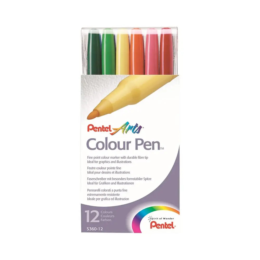 Pentel Arts Color Pen Marker Set