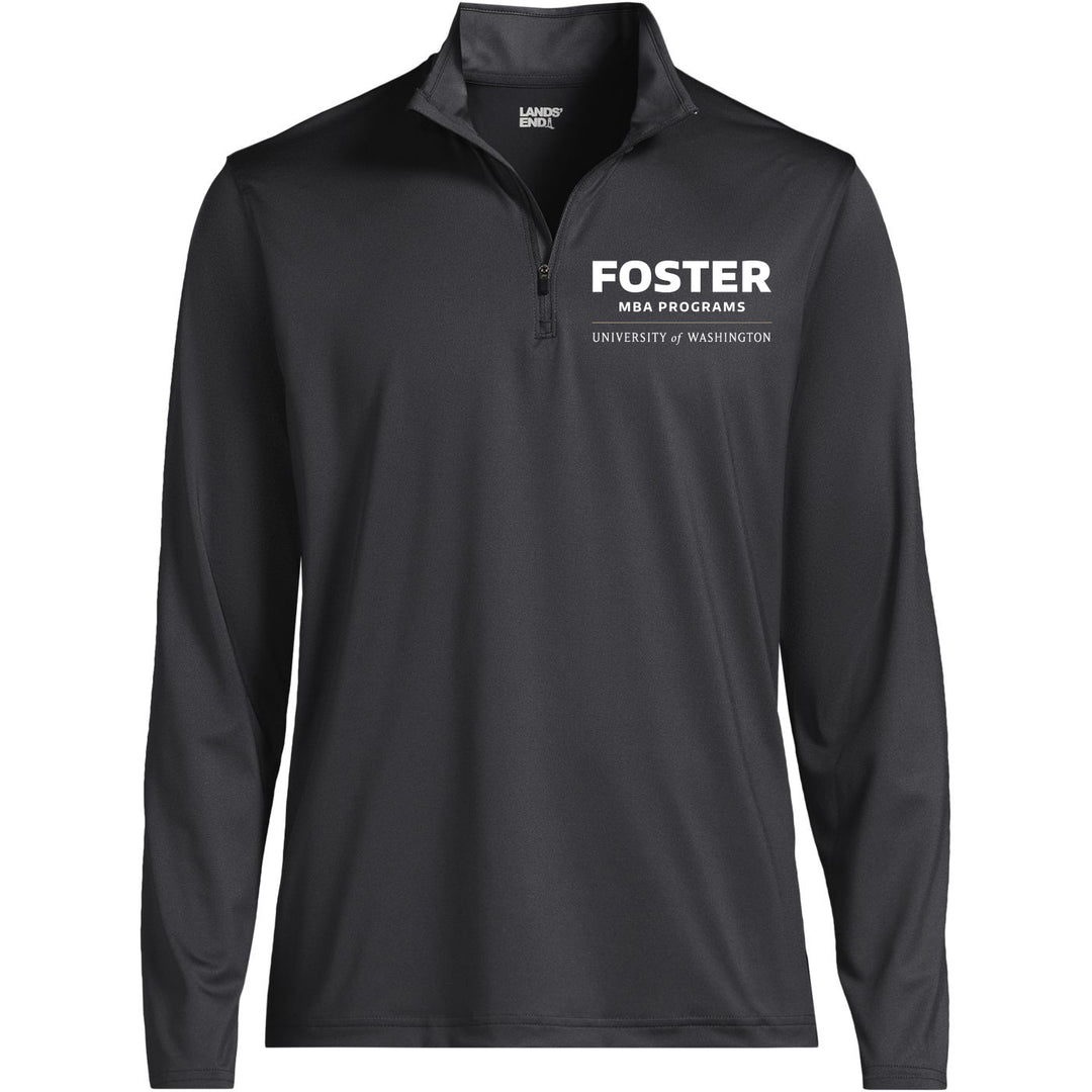 Lands' End Unisex UW Foster MBA Programs Rapid Dry Quarter Zip