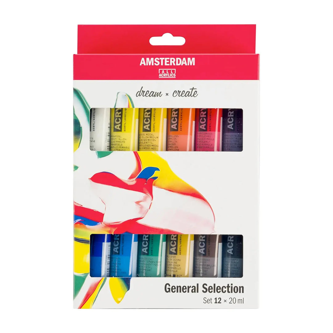 Amsterdam 20ml Student Acrylic Paint Set 12ct